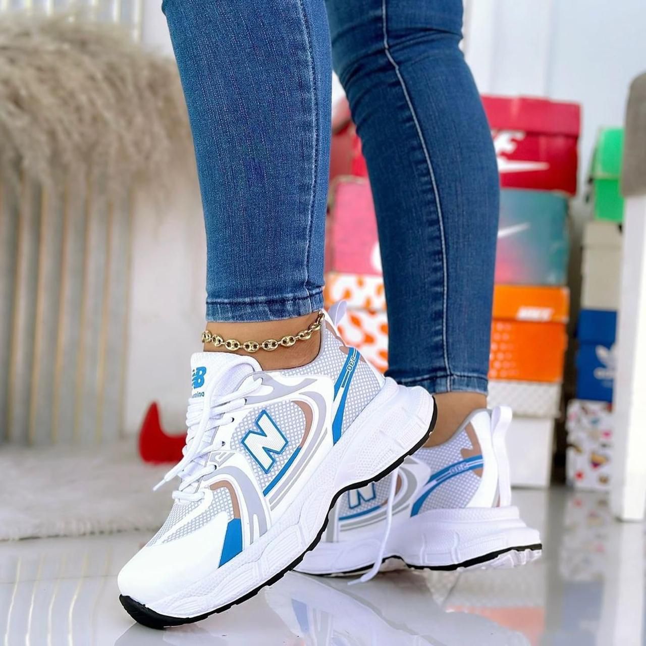 Tenis New Balance Burbuja Dama