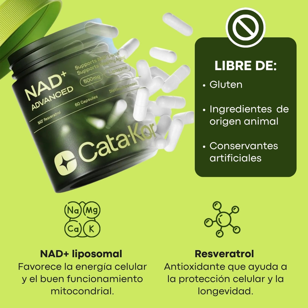 SUPLEMENTO NAD + RESVERATROL ADVANCED