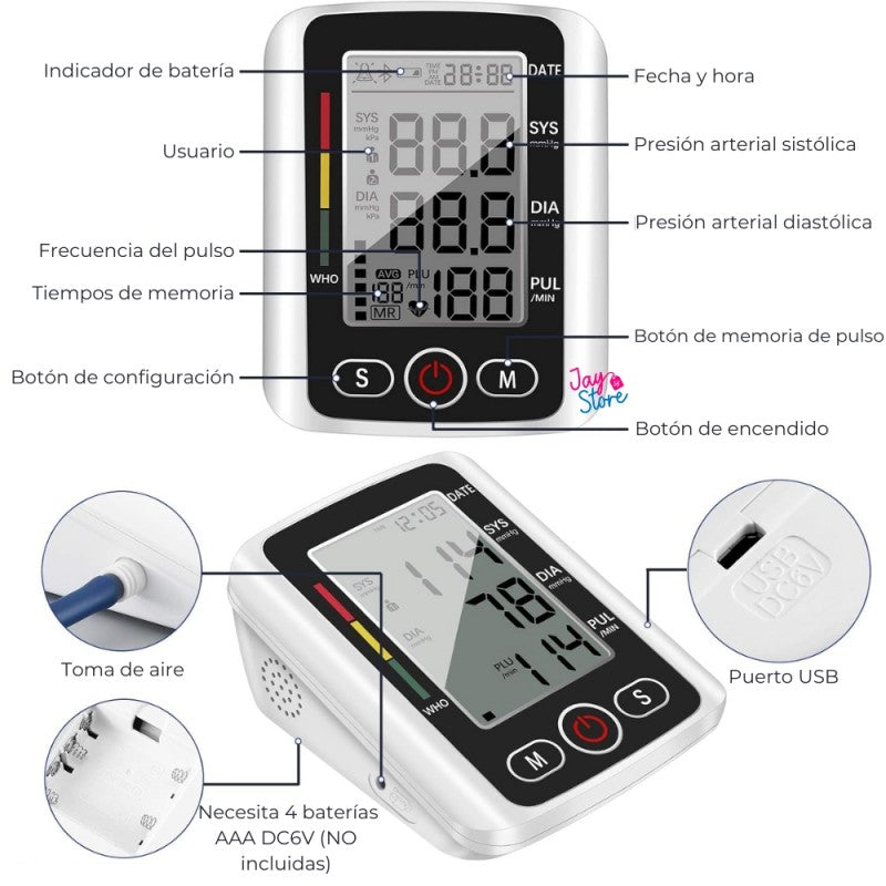 TENSIOMETRO DIGITAL - PRESION ARTERIAL