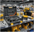 Taladro Inalámbrico Potente 128V DEWALT con Accesorios + 2 Baterías