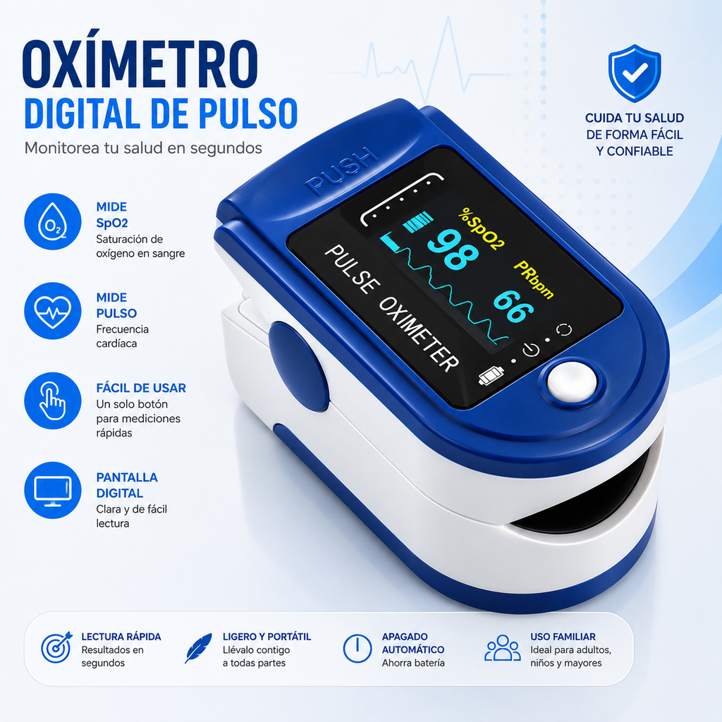 OXIMETRO - OXÍMETRO DIGITAL
